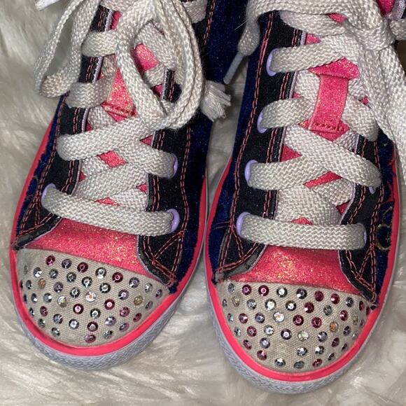 Skechers Twinkle Toes Pop Princess Light Up 12 - Picture 4 of 11